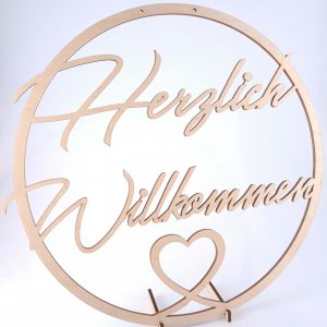 Holzring Herzlich Willkommen