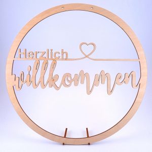 Holzring Herzlich Willkommen 2