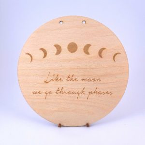 Holzscheibe "Like the Moon"