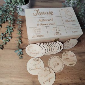 personalisierte Erinnerungskiste